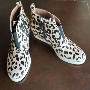 Paolo Leopard Sneaker Booties
